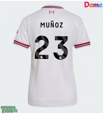 Liverpool Victor Munoz #23 Replika Udebanetrøje Dame 2026-27 Kortærmet